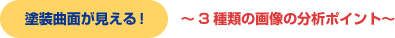塗装曲面が見える!